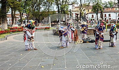 January 26, 2013, Patzcuaro, Michoacan, Mexico: Dance of the little old men Danza de los Viejitos Editorial Stock Photo